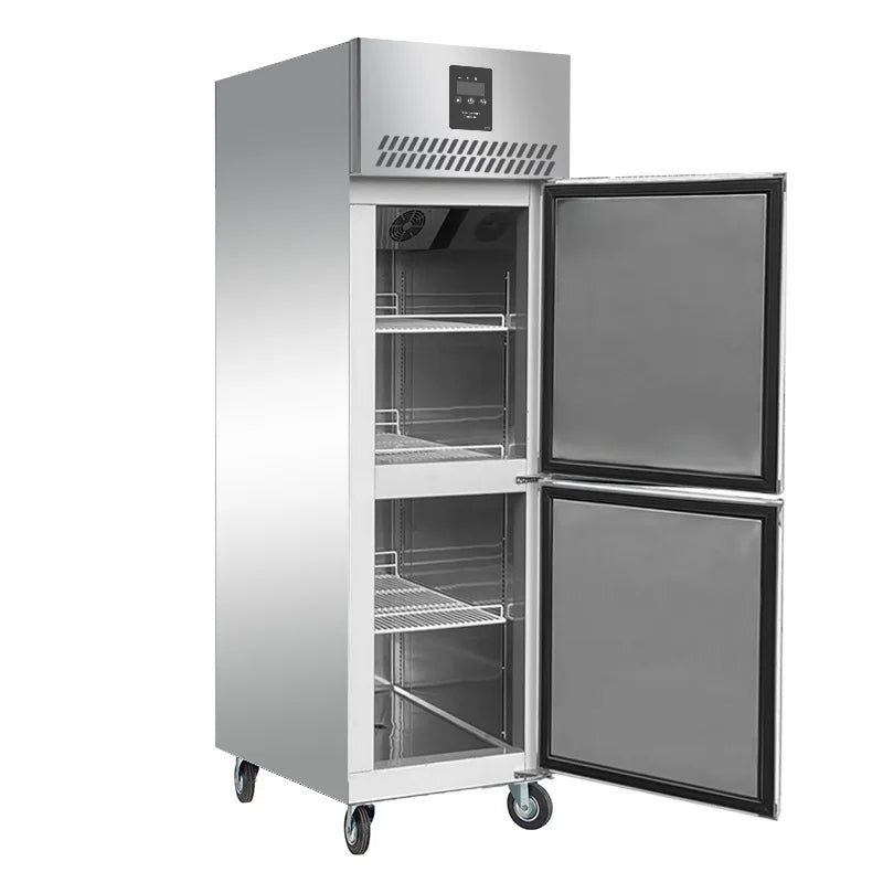 Commercial Single Door upright Fridge  for Vegetables and Fruits Large Capacity  Air Cooling