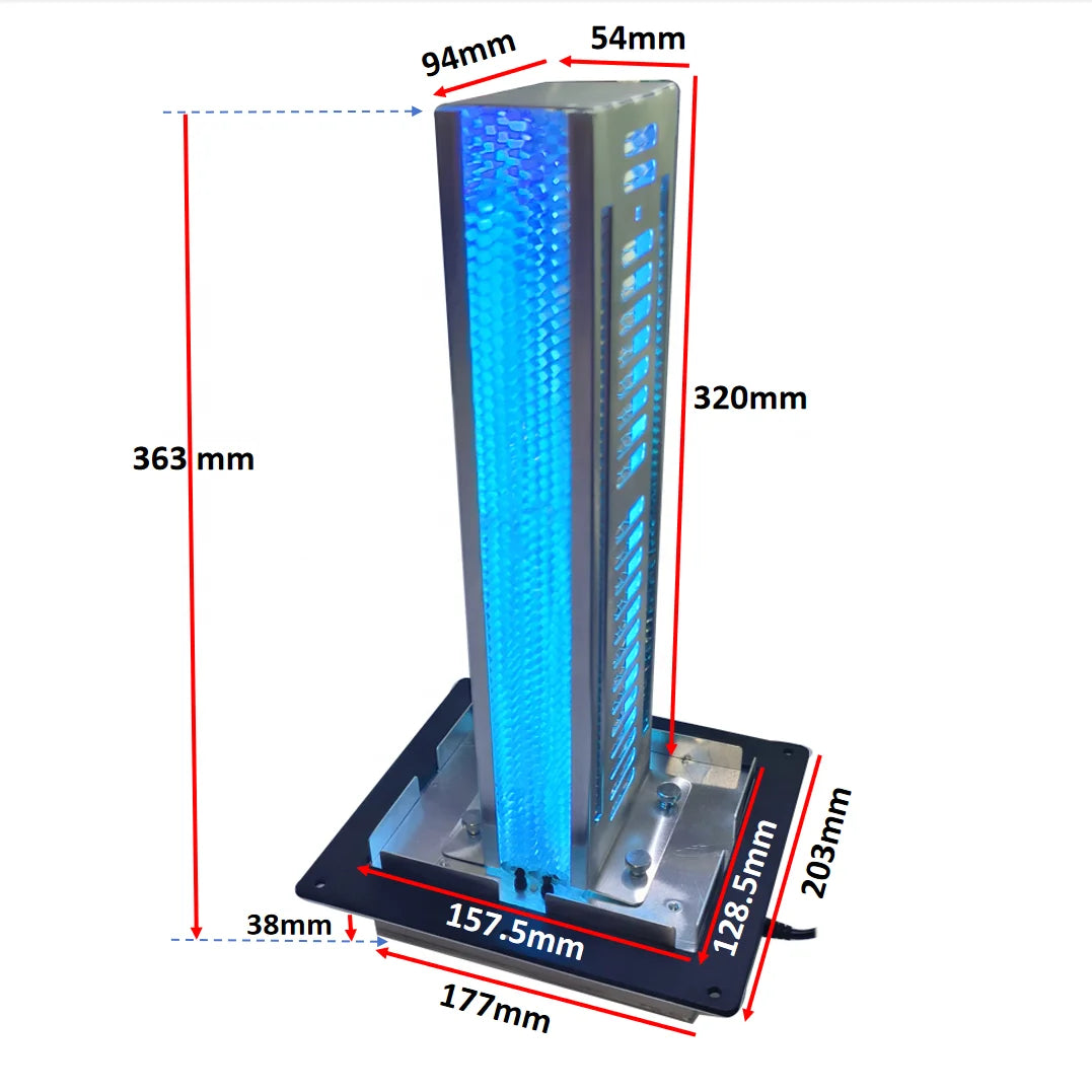 26W Electric HVAC UV Lights Parts Air Cleaner Whole House Air Purifier for Commercial Use Eco-Friendly