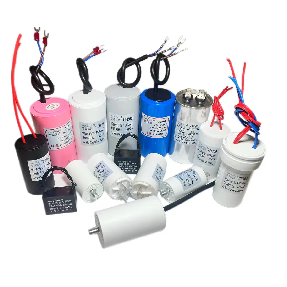 High-Quality CBB65 35/10 AC Capacitor 370-440V 450VAC Air Conditioner Capacitor