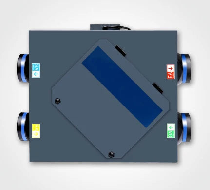 Electric Home Ventilation System with Heat Exchanger Hrv Exhaust Ventilation OEM Customizable