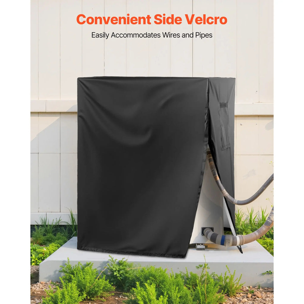 26 X 26 X 32 Inch AC Cover Three-Layer Waterproof Polyester Fabric Mesh for Air Conditioner Unit PE Type Pipe