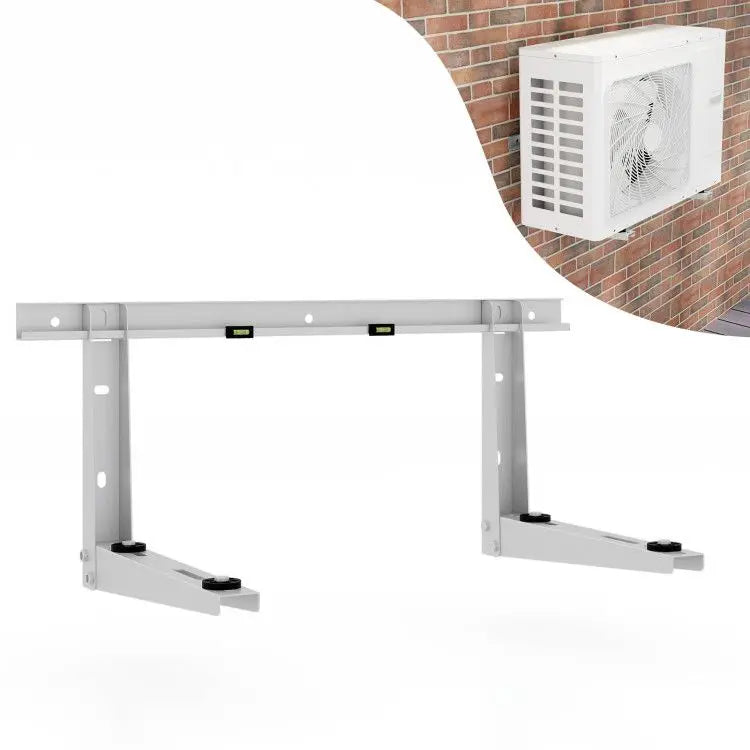 Mini Silver Wall Mounting Bracket for 6000 12000 BTU Universal Ductless AC for Split Air Conditioners Model D0100HARPX7