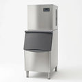 Commercial Ice Maker 304 Stainless Steel 300kg/24hr Automatic Ice Block & Cube Production Air Cooling CE Certified for Business