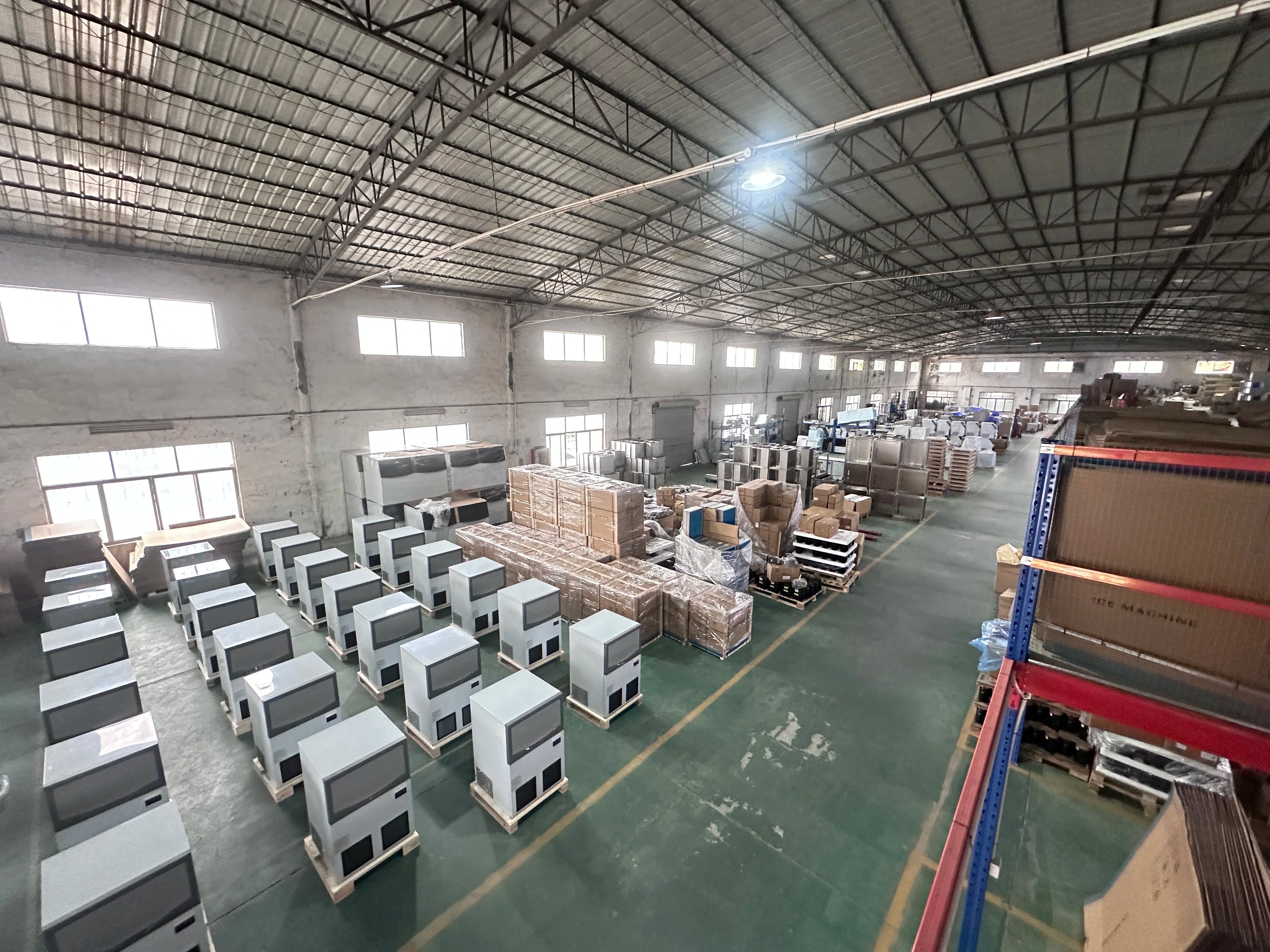 Commercial Ice Maker 304 Stainless Steel 300kg/24hr Automatic Ice Block & Cube Production Air Cooling CE Certified for Business