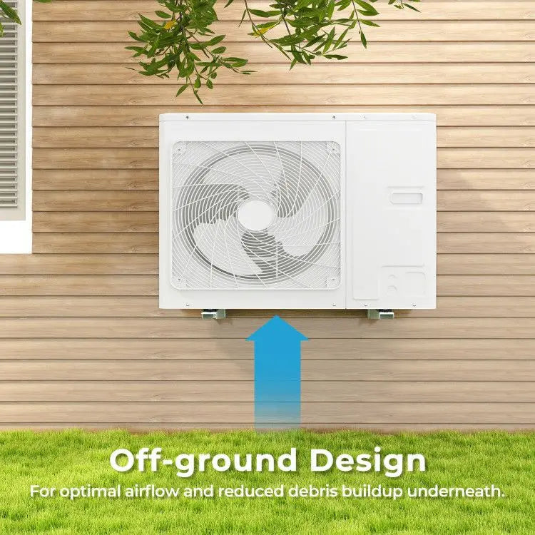 Mini Silver Wall Mounting Bracket for 6000 12000 BTU Universal Ductless AC for Split Air Conditioners Model D0100HARPX7