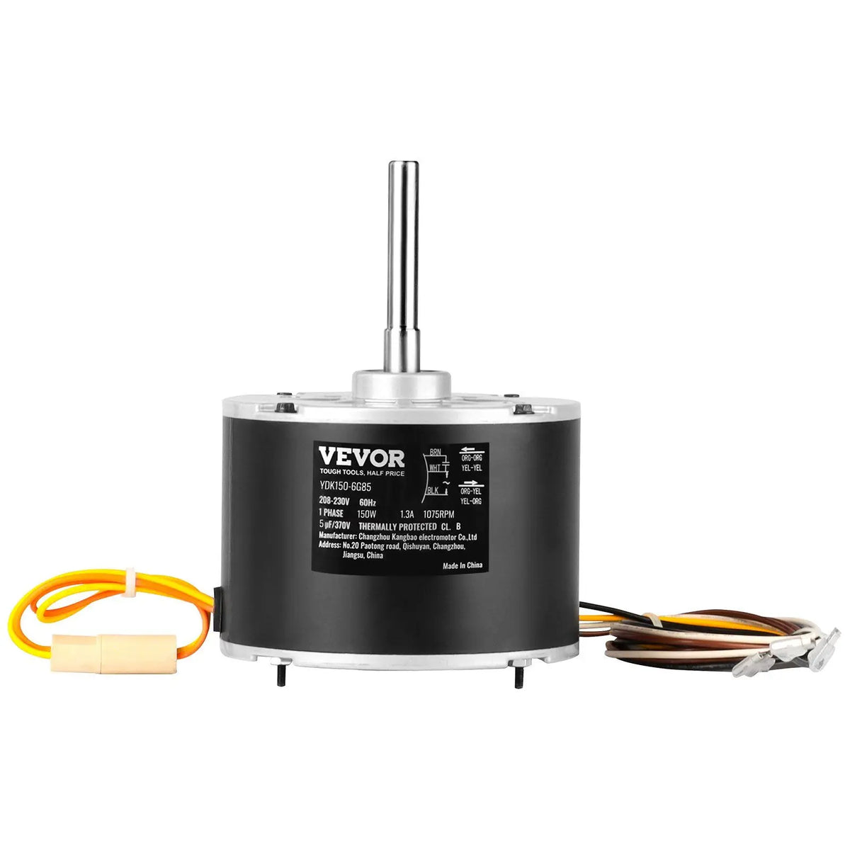Condenser Fan Motor 1/5 Hp 208-230V Reversible Air Conditioner Parts