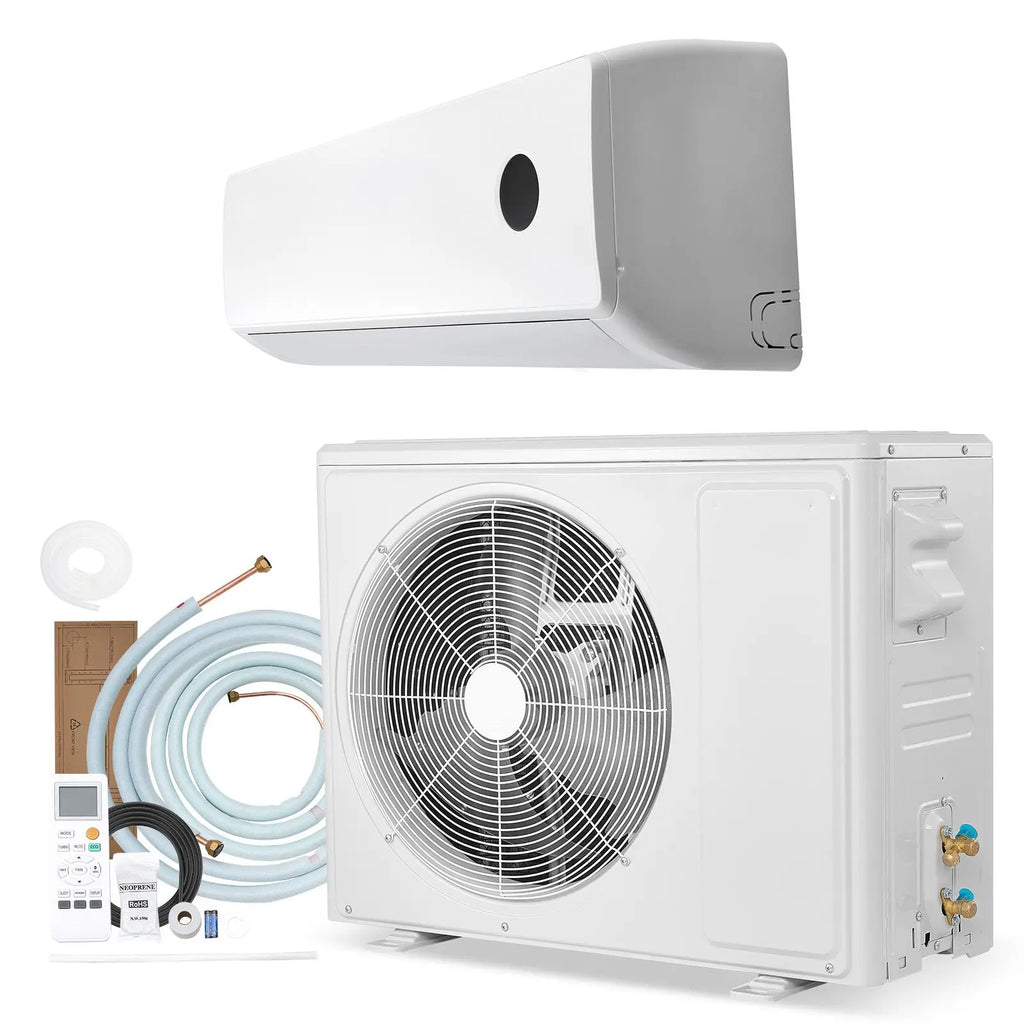 18,000 BTU Mini Split Air Conditioner 230V 12 SEER2 Inverter System Heat Pump R32 Refrigerant 1250 Sq ft Timer Model D01007HREMP