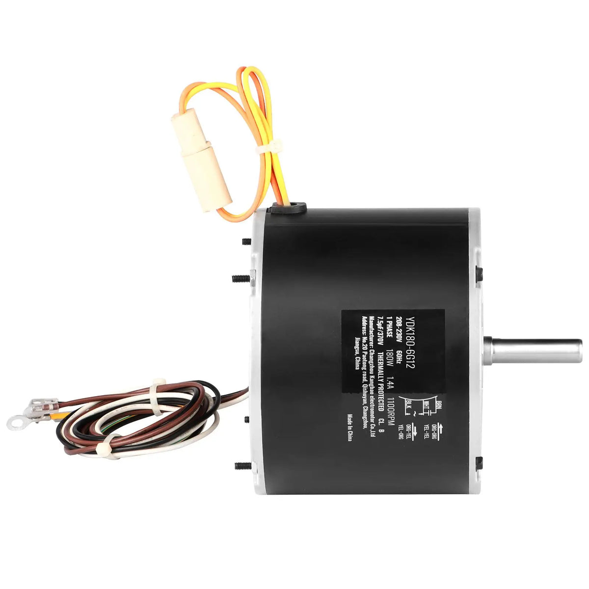 208/230V 1/4 HP 1100RPM Condenser Fan Motor 5KCP39EGS070S/5KCP39EGY823S Standard Upgraded Replacement for Air Conditioner Parts