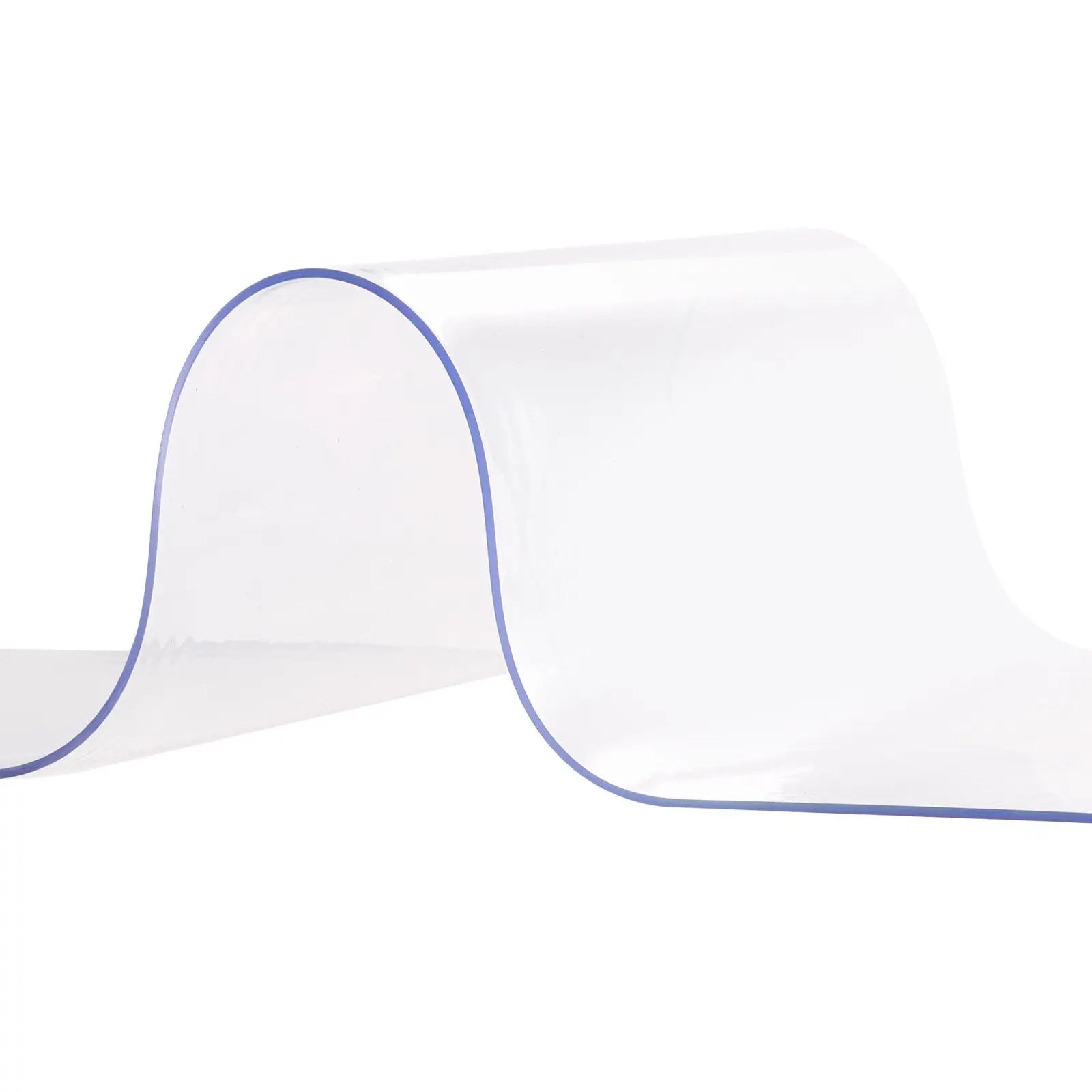 PVC Strip Curtain 84 In Height 42 In Width 0.08 In Thickness 7PCS Clear Door Strips For Freezers Warehouses 50% Overlap